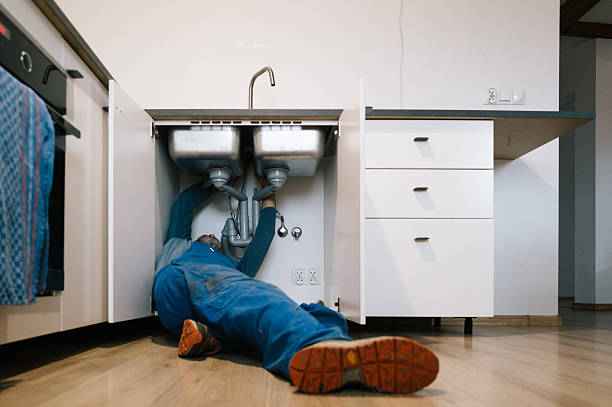 Professional Drain Cleaning technician working in Snoqualmie Pass, WA
